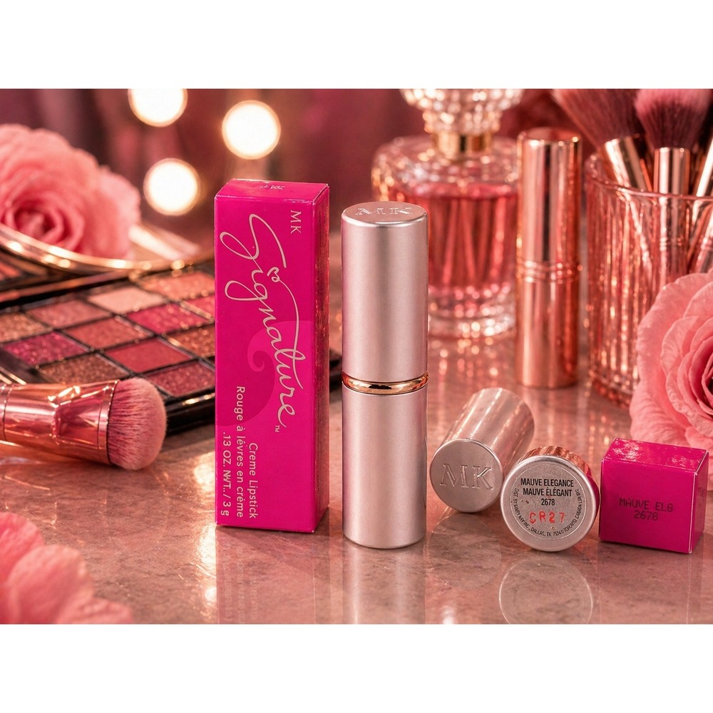 Mary Kay Signature Creme Lipstick Mauve Elegance 2678 Pink Shade Family NEW